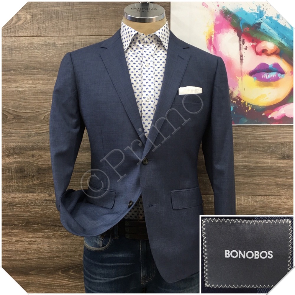 Bonobos Slate Blue Two-Button Sport Coat
